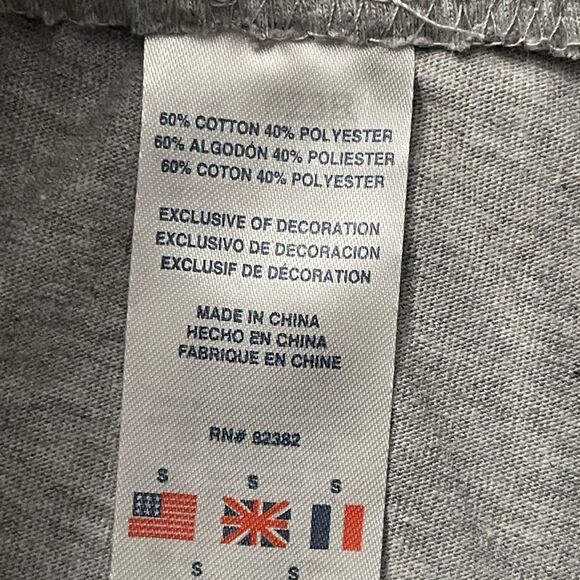 Champion Boy’s Gray Heritage Logo 7” Cotton Blend Pull-On Shorts Small - Picture 7 of 9